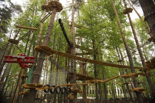 Веревочный парк «Паутина» в Казани